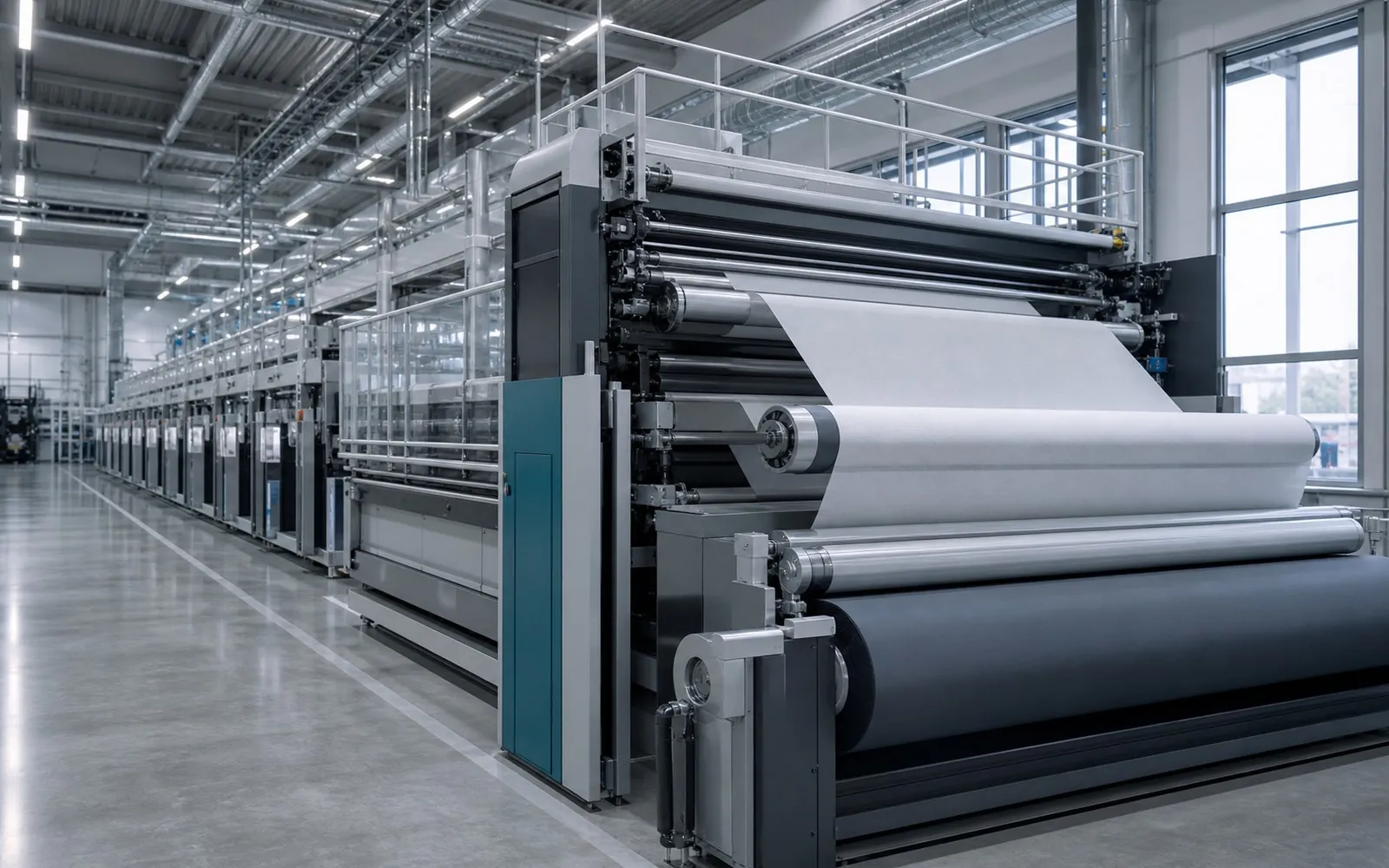 Modern textile laminating machine
