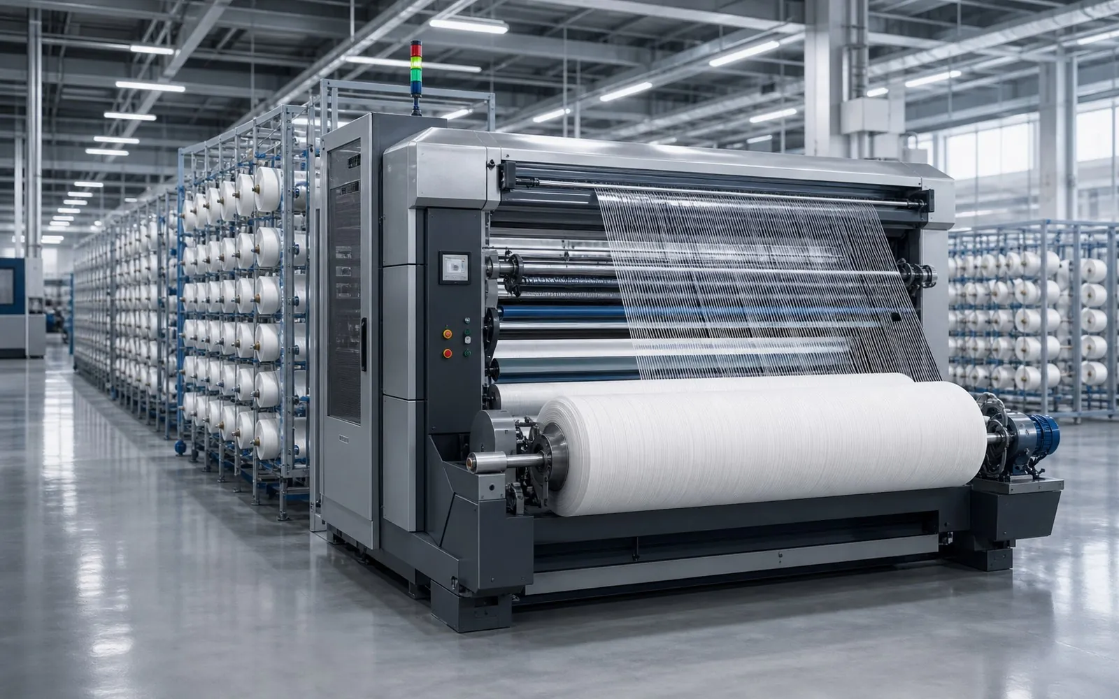Modern warping machine